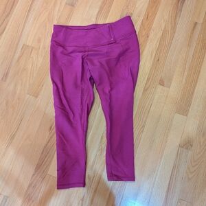 Pink High-Waisted Seamless Leggings
